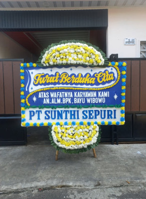 Papan Bunga Duka di Pancuran